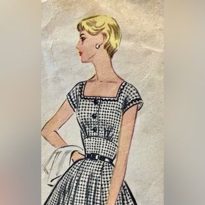 1955 DRESS & BOLERO Pattern not for sale